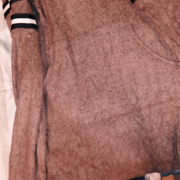 Light Cream Pink Pullover Hoodie - Picture 5 of 5